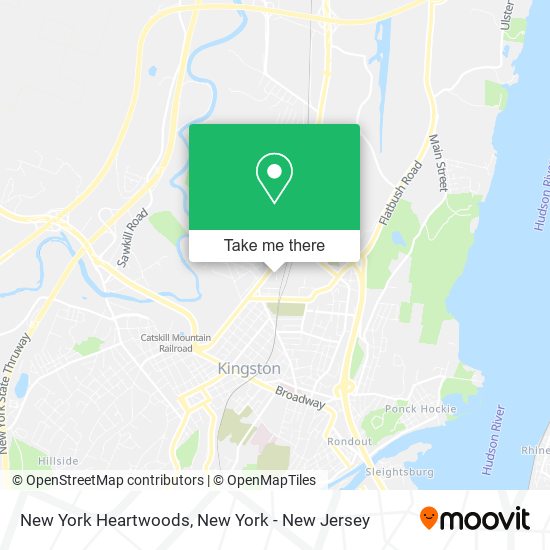 New York Heartwoods map