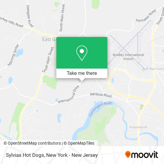 Sylvias Hot Dogs map