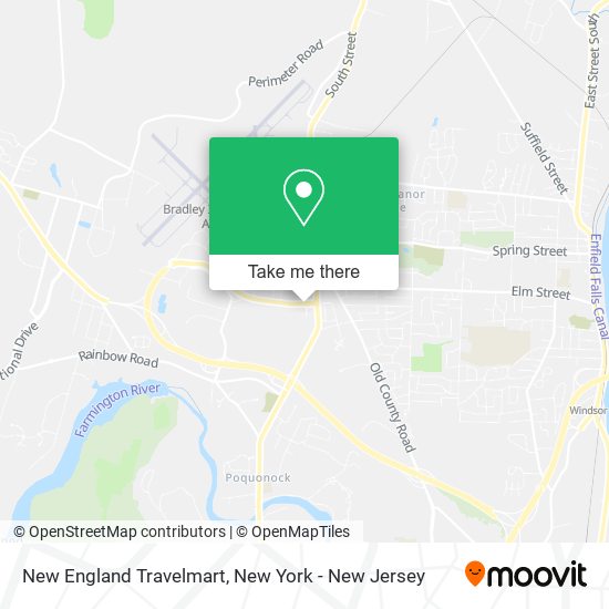 New England Travelmart map