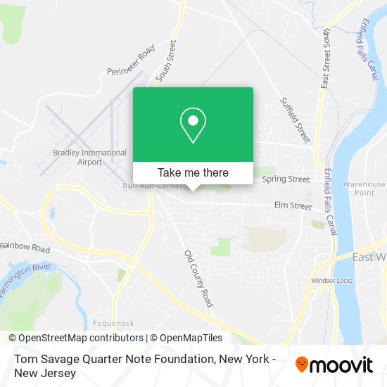 Tom Savage Quarter Note Foundation map