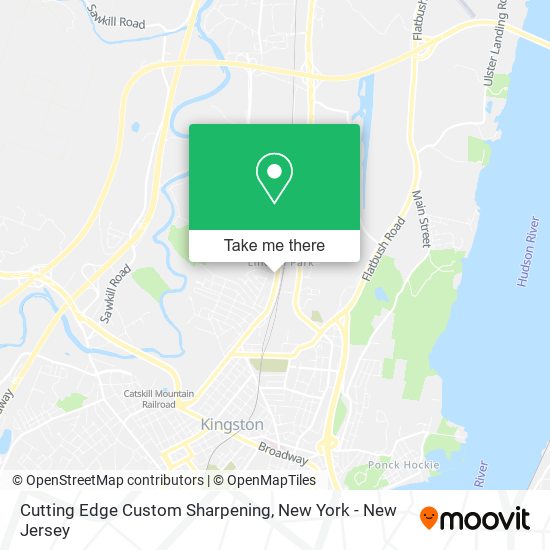 Mapa de Cutting Edge Custom Sharpening