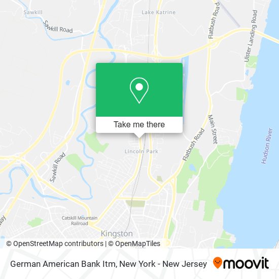 German American Bank Itm map