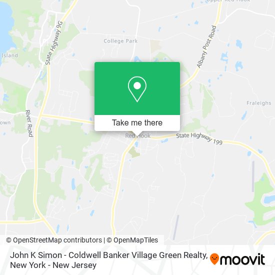 Mapa de John K Simon - Coldwell Banker Village Green Realty