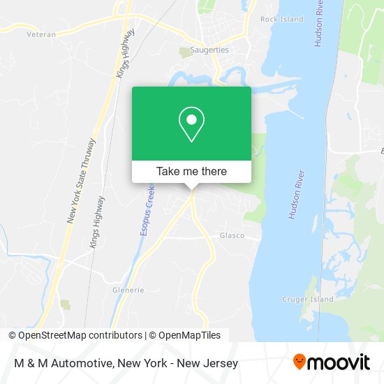 M & M Automotive map