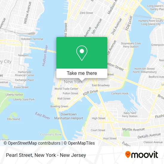 Pearl Street map