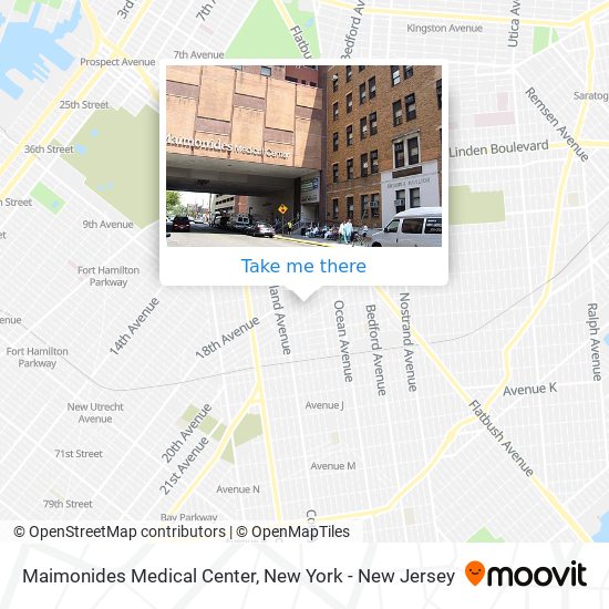 Maimonides Medical Center map