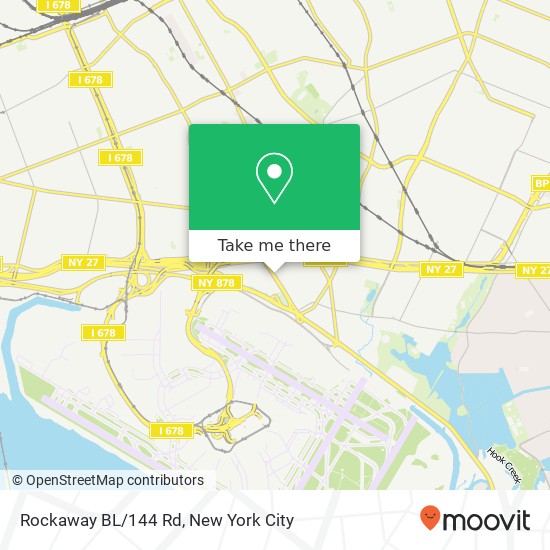 Rockaway BL/144 Rd map