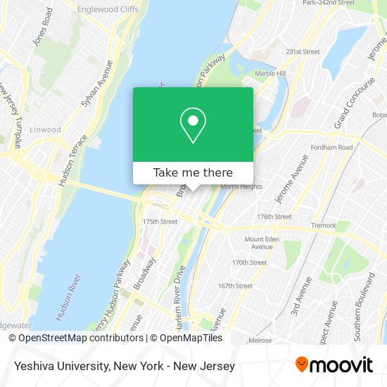 Yeshiva University map