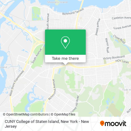 CUNY College of Staten Island map