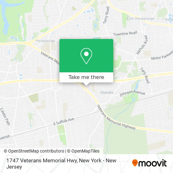 1747 Veterans Memorial Hwy map