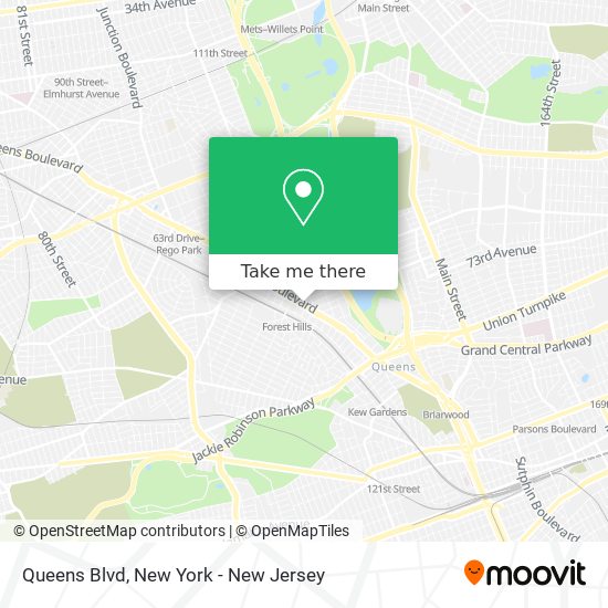 Queens Blvd map