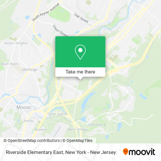 Riverside Elementary East map