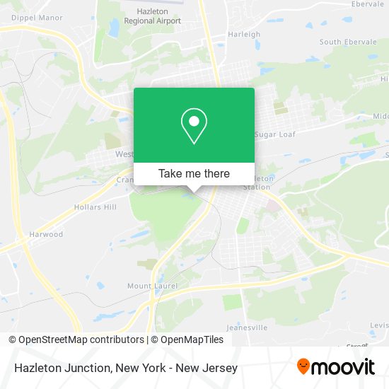 Mapa de Hazleton Junction