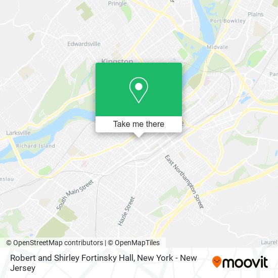 Robert and Shirley Fortinsky Hall map