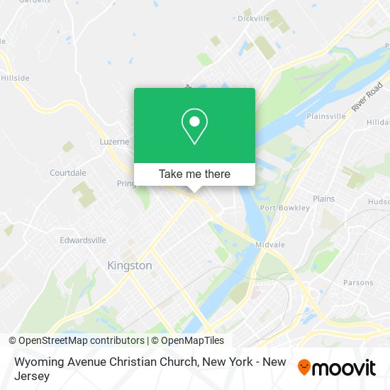 Wyoming Avenue Christian Church map