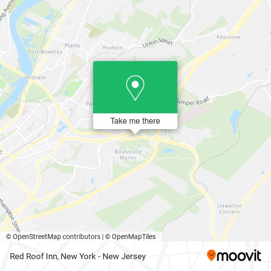 Red Roof Inn map