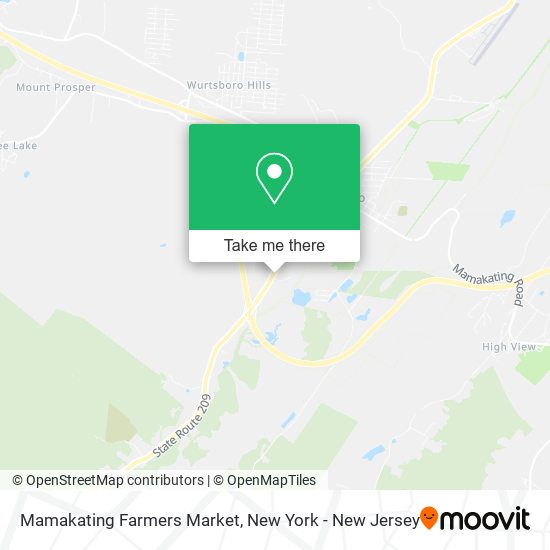 Mapa de Mamakating Farmers Market