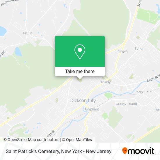 Mapa de Saint Patrick's Cemetery