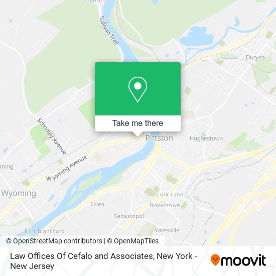 Mapa de Law Offices Of Cefalo and Associates
