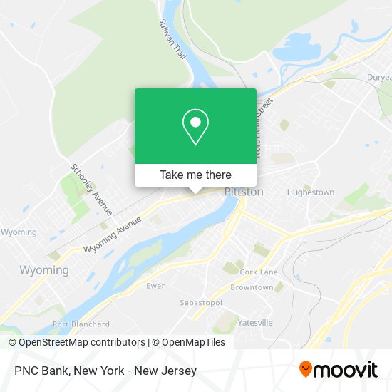 PNC Bank map