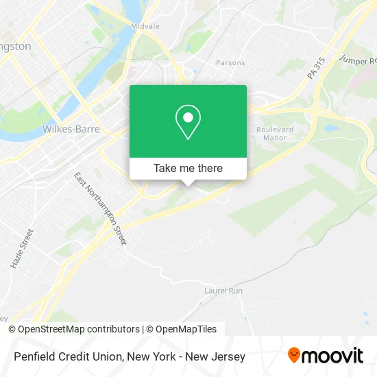 Penfield Credit Union map