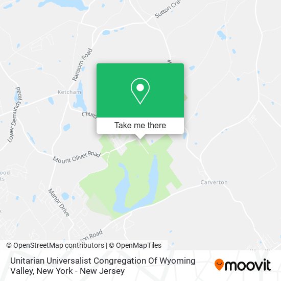 Unitarian Universalist Congregation Of Wyoming Valley map