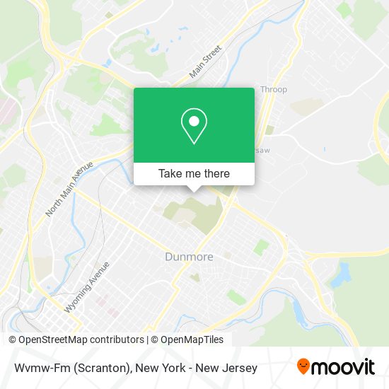 Mapa de Wvmw-Fm (Scranton)