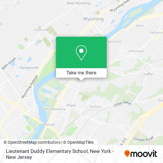 Lieutenant Duddy Elementary School map