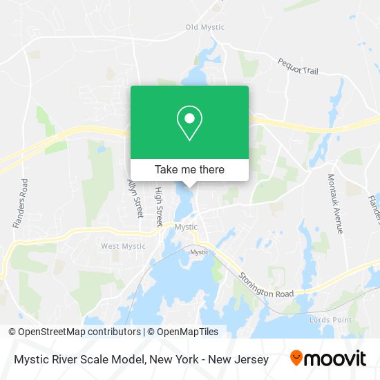 Mystic River Scale Model map