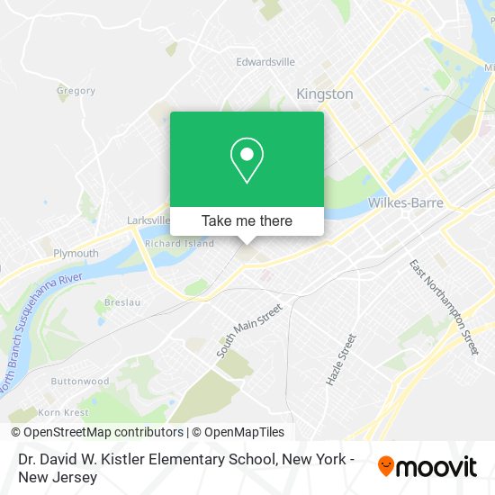 Mapa de Dr. David W. Kistler Elementary School