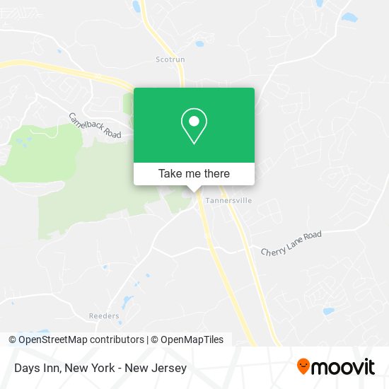 Days Inn map