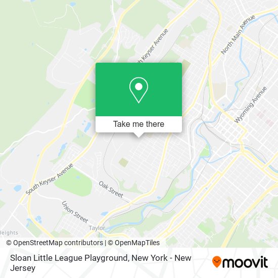 Mapa de Sloan Little League  Playground