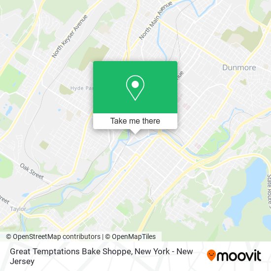 Mapa de Great Temptations Bake Shoppe