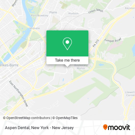 Mapa de Aspen Dental