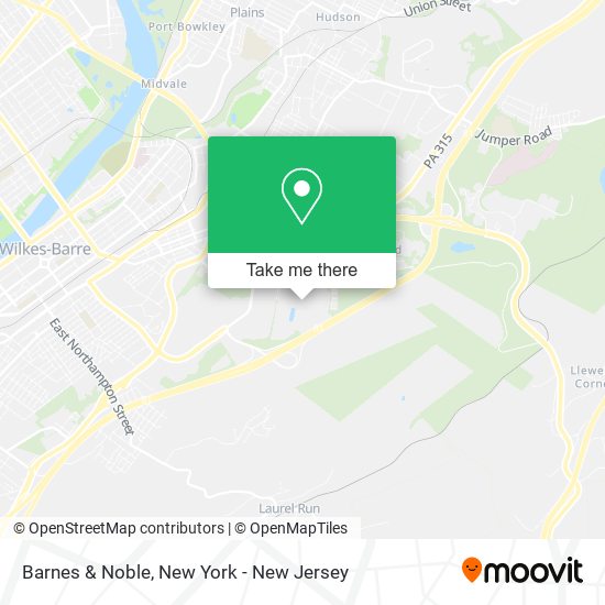 Mapa de Barnes & Noble