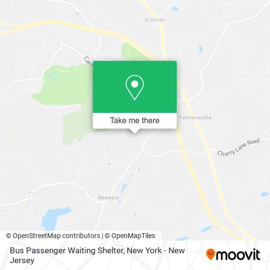Mapa de Bus Passenger Waiting Shelter