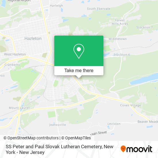 Mapa de SS Peter and Paul Slovak Lutheran Cemetery