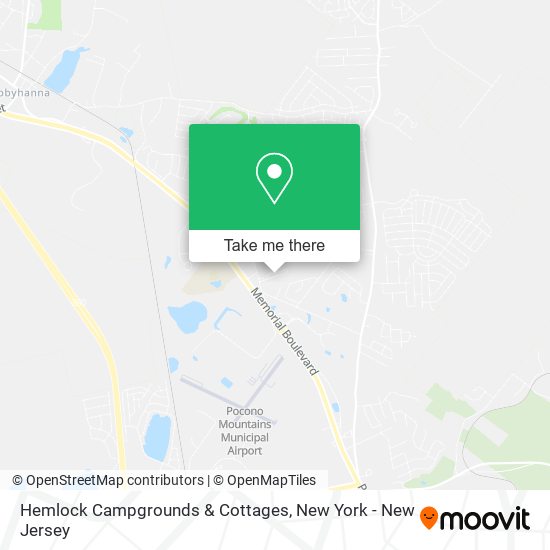 Mapa de Hemlock Campgrounds & Cottages