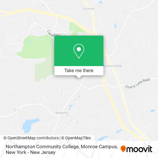 Mapa de Northampton Community College, Monroe Campus