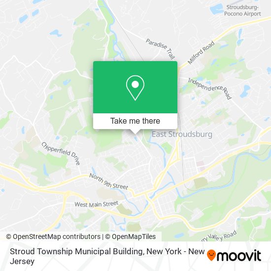 Stroud Township Municipal Building map