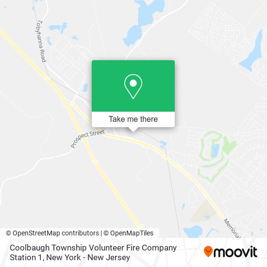 Mapa de Coolbaugh Township Volunteer Fire Company Station 1