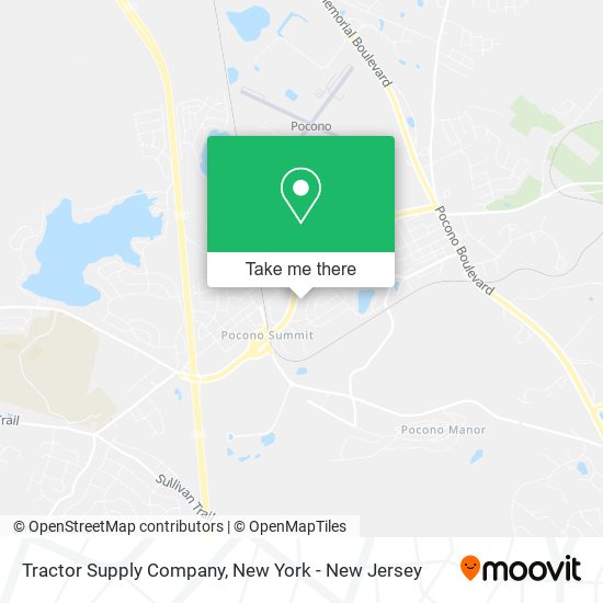 Mapa de Tractor Supply Company