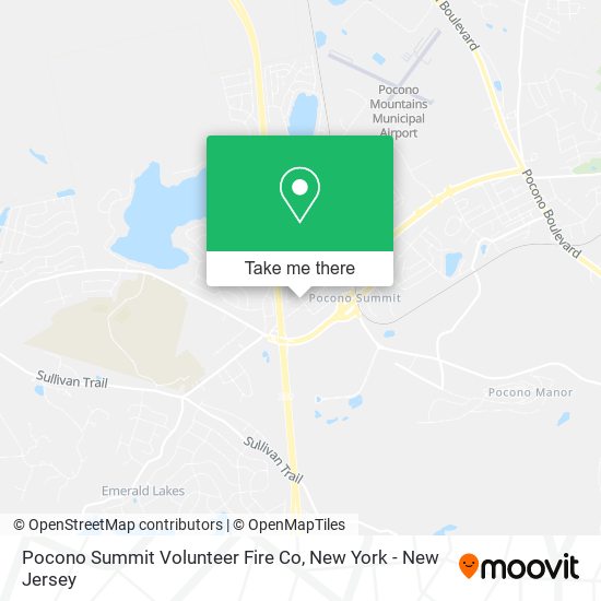 Mapa de Pocono Summit Volunteer Fire Co