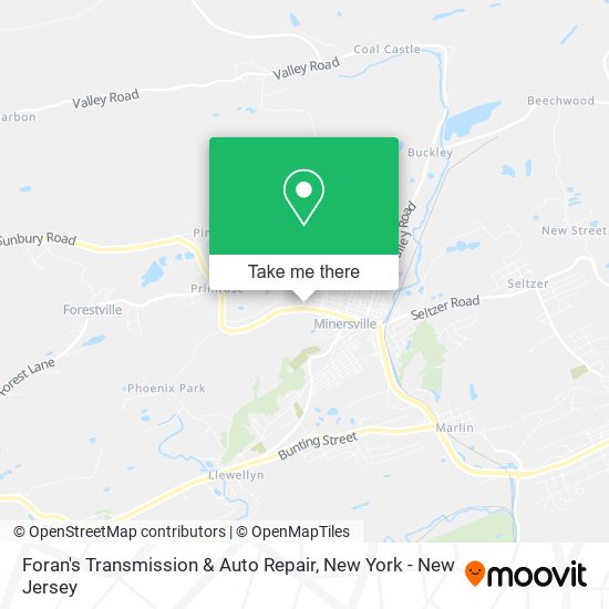 Foran's Transmission & Auto Repair map
