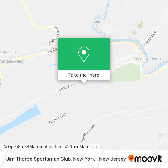 Mapa de Jim Thorpe Sportsman Club
