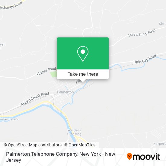 Palmerton Telephone Company map