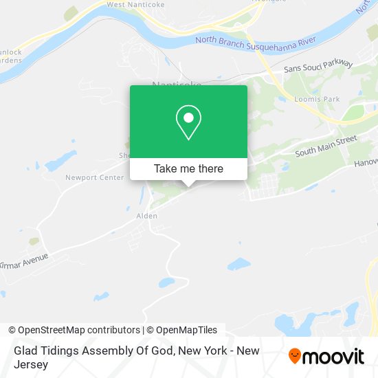 Glad Tidings Assembly Of God map