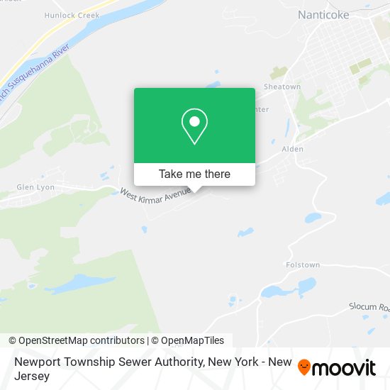 Mapa de Newport Township Sewer Authority