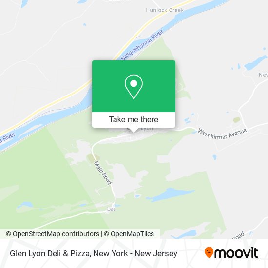 Mapa de Glen Lyon Deli & Pizza