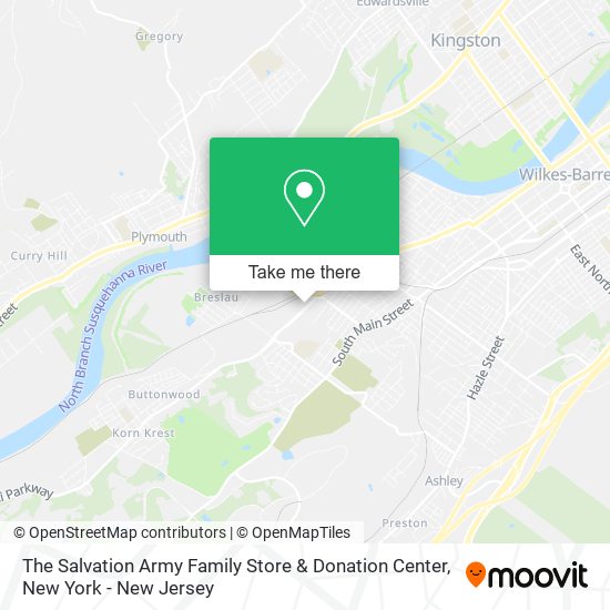 Mapa de The Salvation Army Family Store & Donation Center